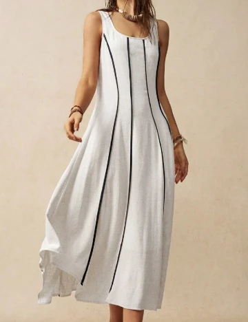 Rochie medie SHEIN, bej Crem
