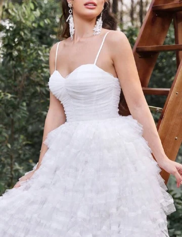 Rochie lunga Faeriesty, alb