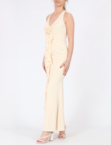 Rochie lunga SHEIN, crem