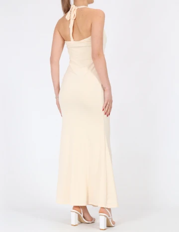 Rochie lunga SHEIN, crem