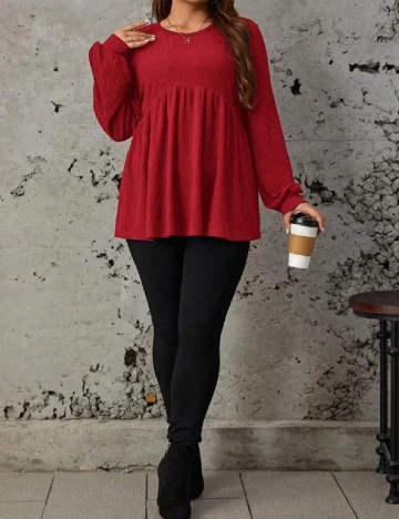 Bluza SHEIN CURVE, rosu