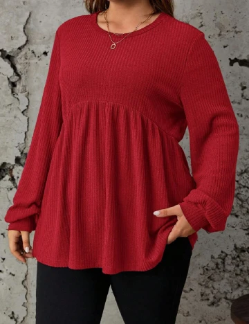 Bluza SHEIN CURVE, rosu