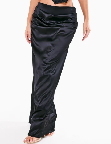 Fusta PrettyLittleThing, negru Negru