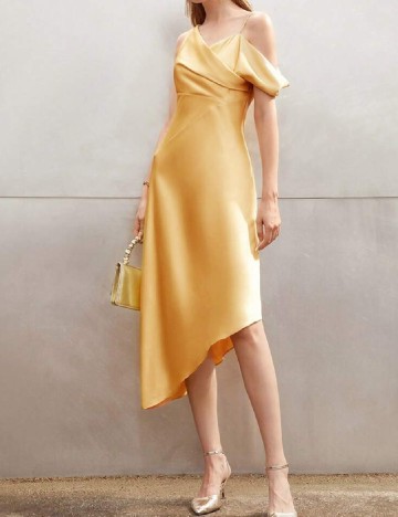 Rochie medie MOTF, galben