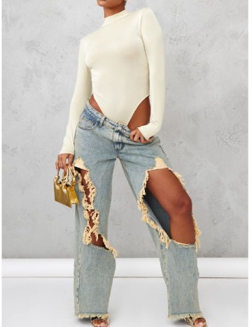 
						Blugi PRETTYLITTLETHING, albastru