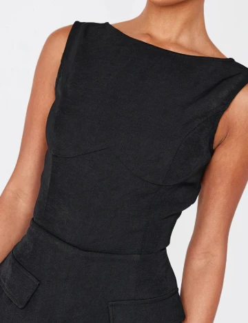 Salopeta PRETTYLITTLETHING, negru