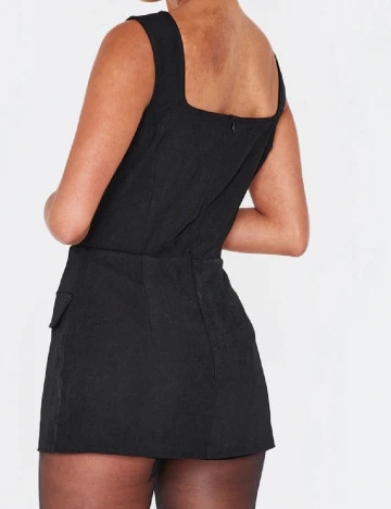 Salopeta PRETTYLITTLETHING, negru