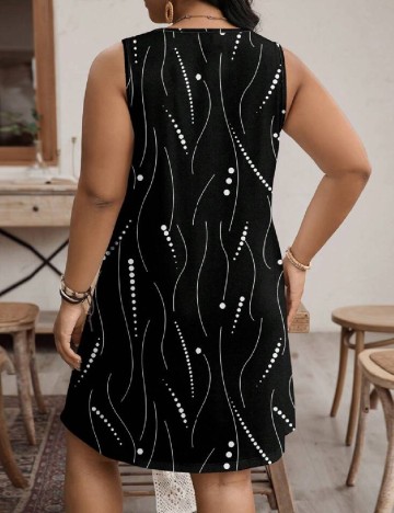 Rochie scurta SHEIN CURVE, negru