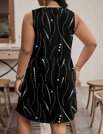 Rochie scurta SHEIN CURVE, negru