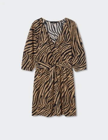 Rochie scurta Mango, animal print