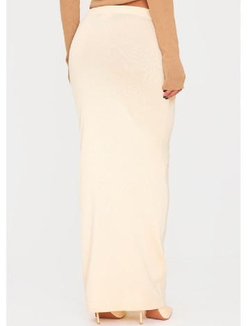 Fusta PRETTYLITTLETHING, crem