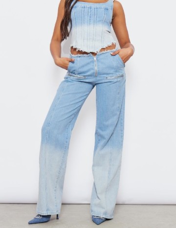 Blugi PRETTYLITTLETHING, albastru