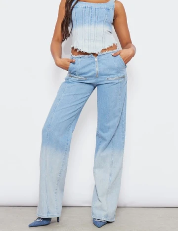 Blugi PRETTYLITTLETHING, albastru