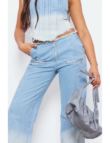 Blugi PRETTYLITTLETHING, albastru