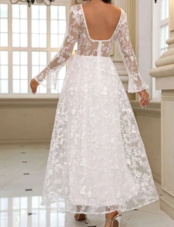 Rochie lunga SHEIN, alb