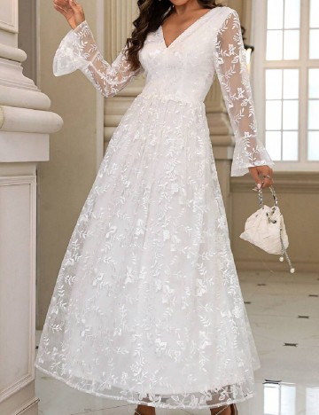 Rochie lunga SHEIN, alb