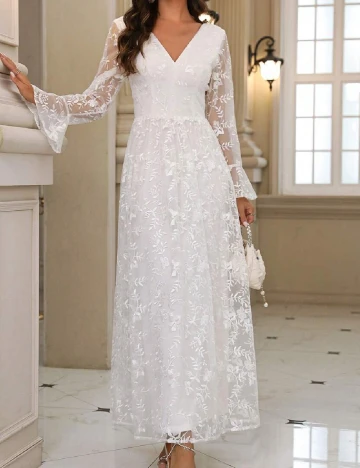 Rochie lunga SHEIN, alb