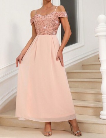 Rochie medie SHEIN, roz