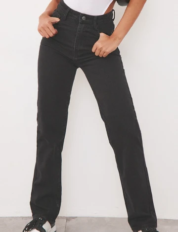 Blugi PRETTYLITTLETHING, negru Negru