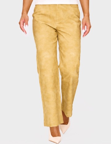 Pantaloni PRETTYLITTLETHING, galben