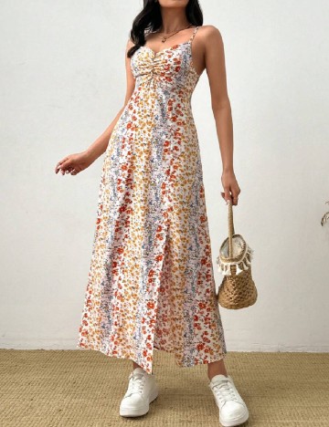 Rochie medie SHEIN, floral print