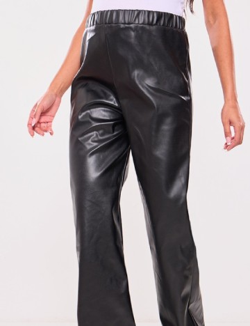 Pantaloni PRETTYLITTLETHING Maternity, negru