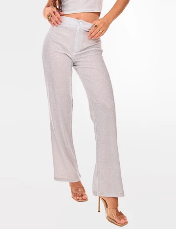 Pantaloni PRETTYLITTLETHING, gri
