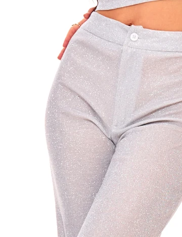 Pantaloni PRETTYLITTLETHING, gri