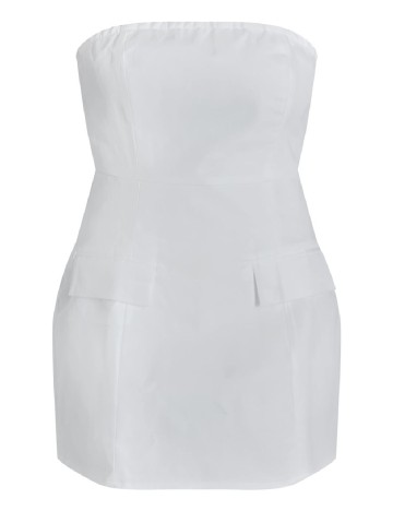 Rochie scurta PRETTYLITTLETHING, alb