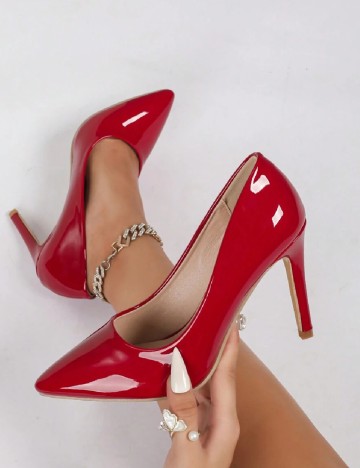 Pantofi SHEIN, rosu