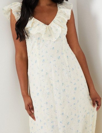 Rochie lunga Oasis, crem