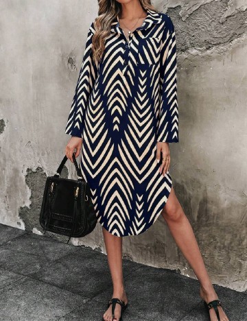Rochie medie SHEIN, bleumarin