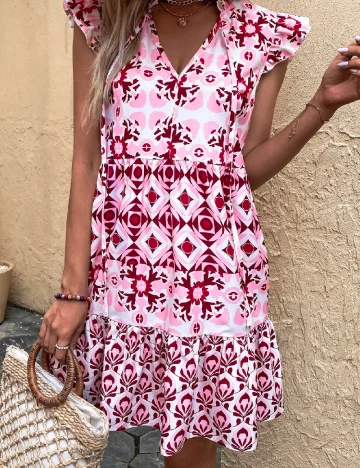 Rochie scurta SHEIN, roz