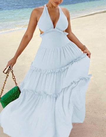 Rochie lunga SHEIN, albastru