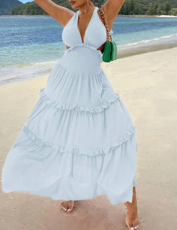 Rochie lunga SHEIN, albastru