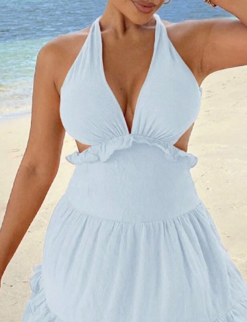 Rochie lunga SHEIN, albastru