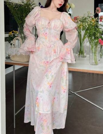 
						Rochie lunga SHEIN, crem