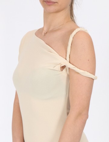 Rochie scurta SHEIN, crem