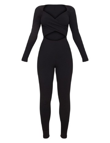 Salopeta PRETTYLITTLETHING, negru