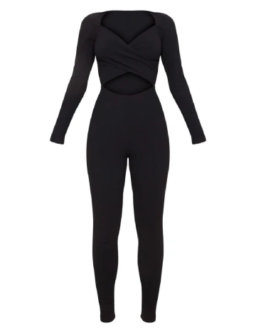 Salopeta PRETTYLITTLETHING, negru