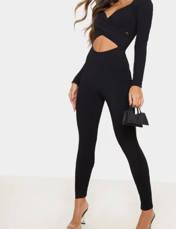 Salopeta PRETTYLITTLETHING, negru