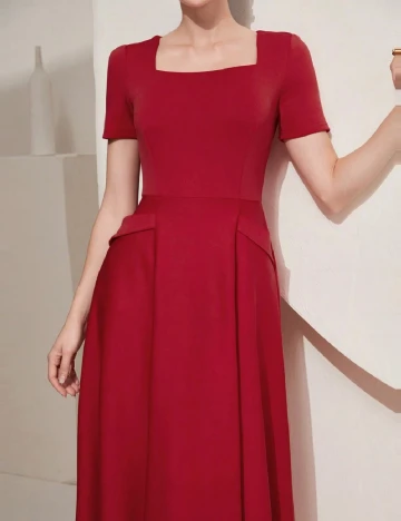 Rochie lunga SHEIN, rosu