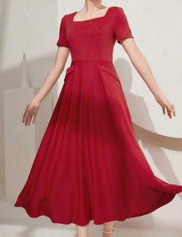 Rochie lunga SHEIN, rosu
