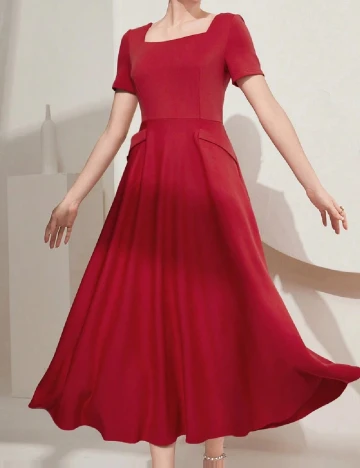 Rochie lunga SHEIN, rosu