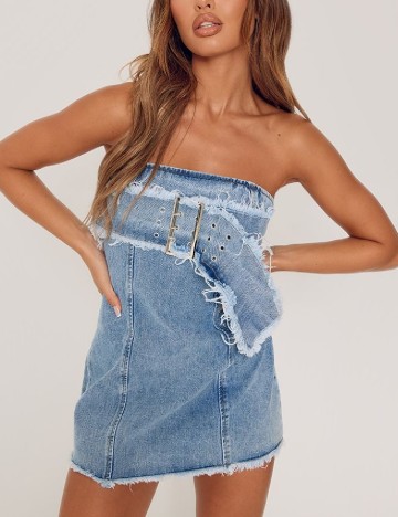 
						Rochie scurta PRETTYLITTLETHING, albastru