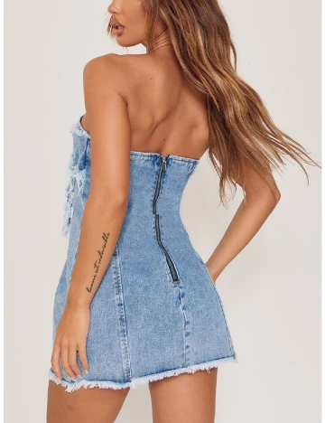 Rochie scurta PRETTYLITTLETHING, albastru
