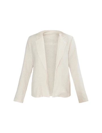 Blazer PRETTYLITTLETHING, ecru