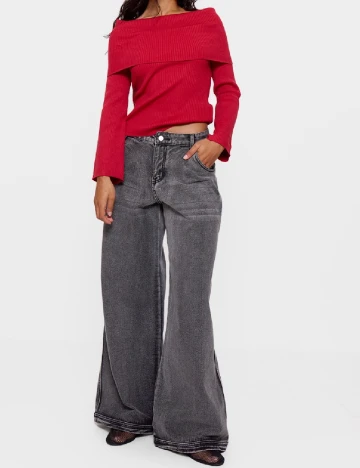 Pulover PRETTYLITTLETHING, rosu
