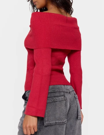 Pulover PRETTYLITTLETHING, rosu