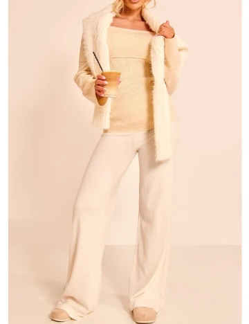Bluza PRETTYLITTLETHING Maternity, crem